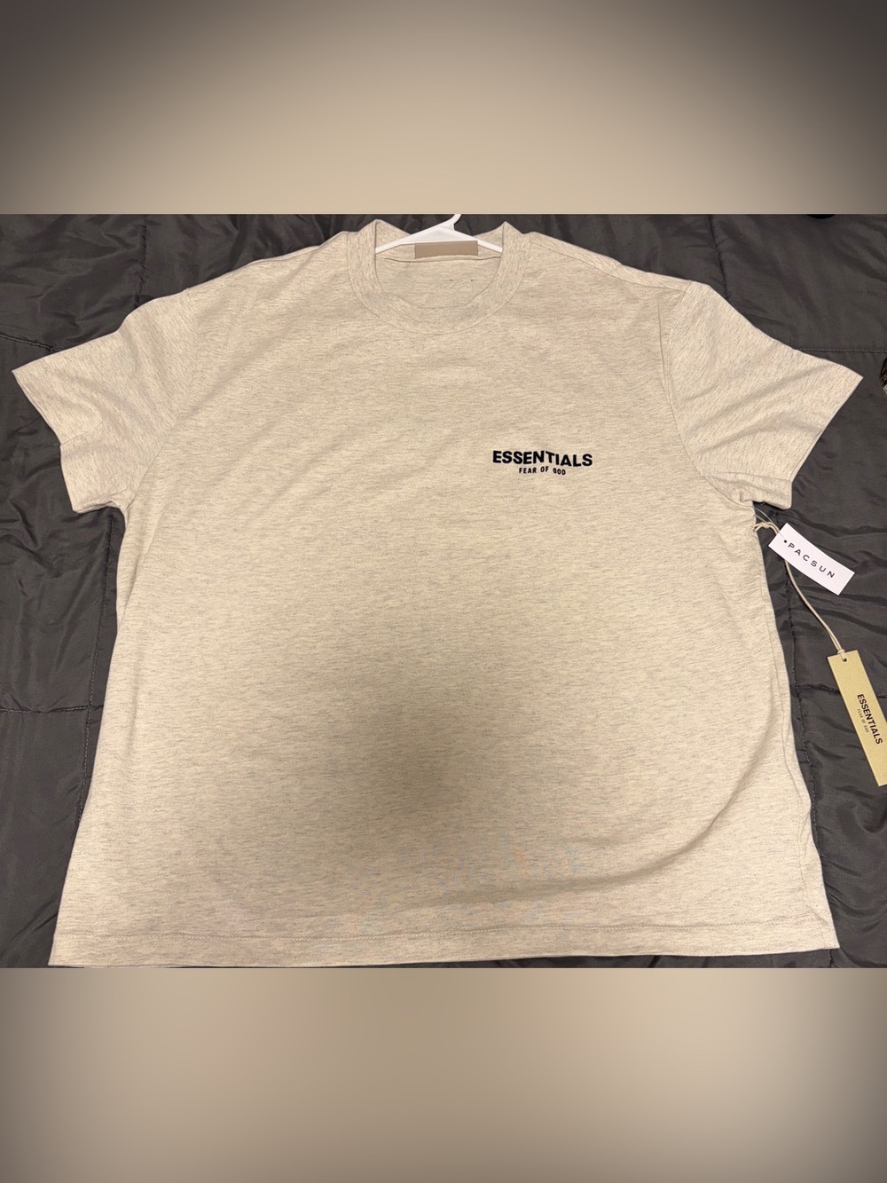 Fear of God ESSENTIALS Crewneck T-Shirt in Cream